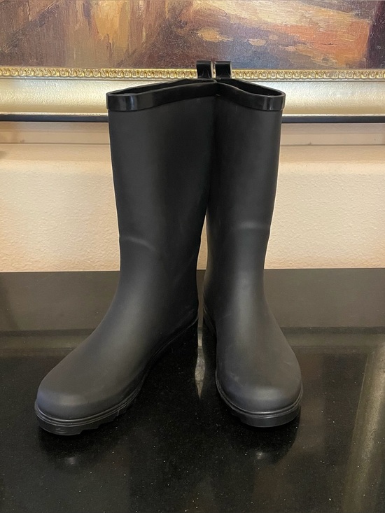 Magellan Outdoors Shoes - Magellan Black Rain Boots Mid Calf